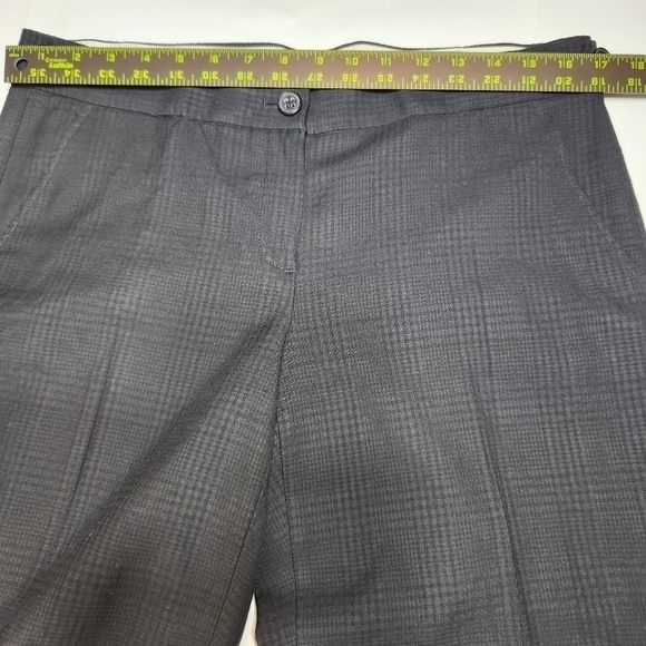 Theory Elkers Plaid Pant Wool Blend Wide Leg, Size 10 - Picture 8 of 14
